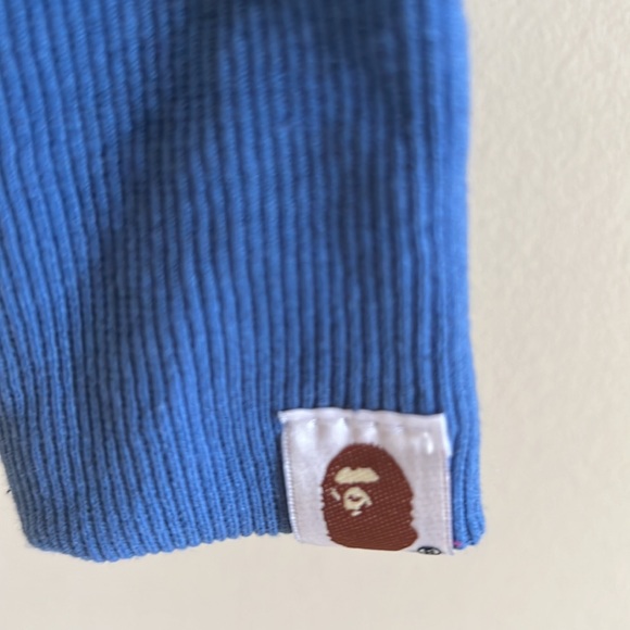 A Bathing Ape Hoodie Size Small Blue/Black Camouflage New withTags - Picture 4 of 9